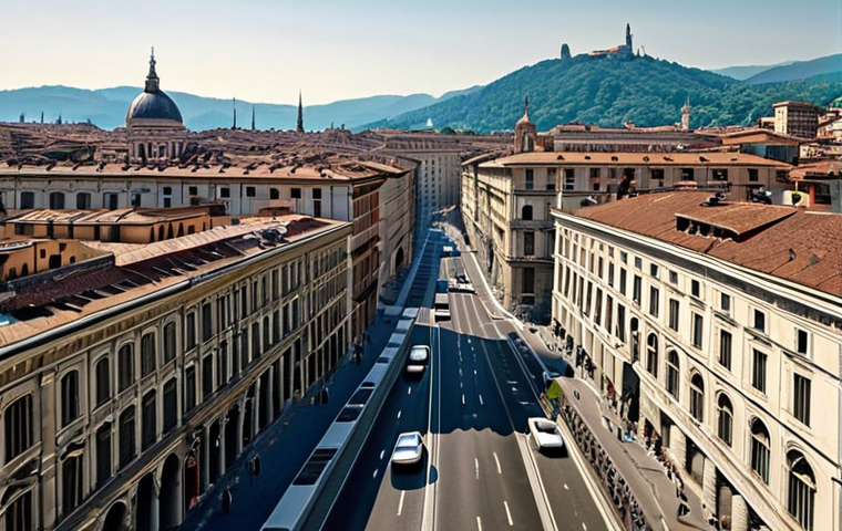 **

A futuristic cityscape in Turin, Italy, with autonomous vehicles navigating busy streets using HD maps and LiDAR technology. The focus is on the advanced sensors and the city's infrastructure supporting real-time data updates for safe and efficient autonomous driving. Capture the blend of modern technology with classic Italian architecture.

**